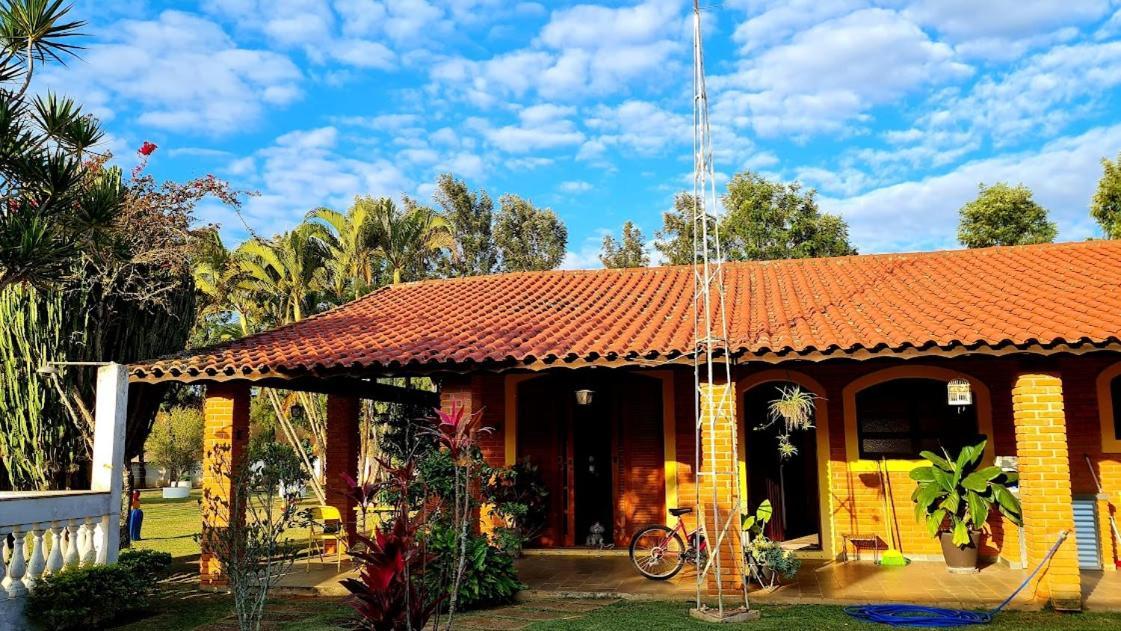 Chacara Em Boituva Com Piscina E Churrasqueira Exterior photo